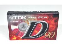 Bande cassette audio vierge TDK D 90 (scellée) NEUVE