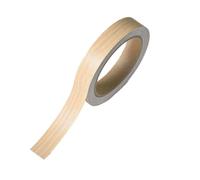 Bande Chant Placage Bande de chant en bouleau | Rouleau de bouleau pré-collé, thermocollant avec bande adhésive thermofusible(Color1)
