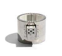 Bande chauffante en céramique 1700 W/1800 W/2300 W 110 V/220 V/380 V 100 mm de diamètre 110 à 150 mm de hauteur Élément chauffant en acier inoxydable(110V,2300W 100x150mm DxH)