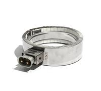 Bande chauffante en céramique 1700 W/1800 W/2300 W 110 V/220 V/380 V 100 mm de diamètre 110 à 150 mm de hauteur Élément chauffant en acier inoxydable(380V,1800W 100x120mm DxH)