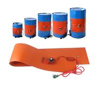 Bande Chauffante for Fût en Métal - Chauffe-Seau en Silicone - Coussin Chauffant en Silicone for Fût D'huile De Miel avec Thermostat 30-150°C,100L 1200 * 300 1800W