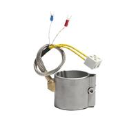 Bande chauffante mica aluminisée de 55 mm de diamètre, hauteur de 30 à 55 mm, 110 V/220 V/380 V, 180 W/210 W/240 W/300 W/330 W, élément chauffant à joint torique scellé(380V,180W 55x30mm(DxH))