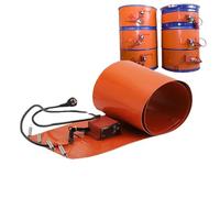 Bande Chauffante pour Baril de Tambour - Chauffage en Silicone pour 55 Gallons,Chauffe-Seau isolé avec Thermostat réglable,Chauffe-Seau Chauffant à Bande,Digital,30L 900 * 250 1200W