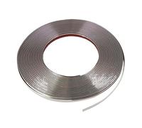 Bande chromée extérieure de 5 m for carrosserie, pare-chocs, portières, moulure de protection, autocollant de style, disponible en 6 mm, 10 mm, 12 mm, 15 mm, 20 mm, 25 mm et 30 mm.(28mmx5M)