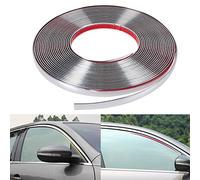 Bande chromée universelle 5 mm x 5 m Décoration de voiture Moulures décoratives autocollantes Protection des bords