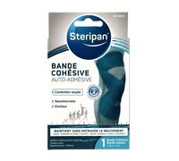 Bande Cohésive - Steripan - Auto-Adhésive - Contention Souple - Maintient Sans Entraver Le Mouvement - Lot De 2