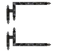 Bande D’Angle 400 x 200 x 30 + Gonds 12 Charnières Porte Noir KeyMet