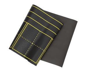 Bande D’écriture Magnétique Noire Effaçable, Lignes Guidées | Dos Aimanté Souple, Réutilisable Après Effacement, pour Lettres et Phrases, Usage Bureau ou Tableau
