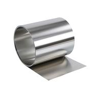 Bande d'acier inoxydable 304 de 1 mètre, rouleau feuille, plaque fine for la maison et le jardin, accessoires plaques métalliques(Thickness 0.04mm,Width 100mm)