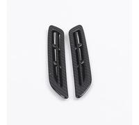 Bande D'Aération Voiture Compatible Avec A6 C8 2019 2 Pièces, Accessoires D'intérieur De Voiture, Cadre De Sortie D'air, Garniture De Couverture De Décoration(Black)
