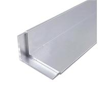 Bande d'angle en aluminium 6063, profil de garniture de bord en forme de L, 2 pièces de 500 mm de longueur, for machines et construction(10x30x2x500mm)