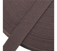 Bande d'aramide tissée Ruban en coton épais de 2 mètres for sac à dos, ceinture, accessoires tissés(Coffee,38mm)
