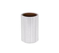 Bande d'avertissement réfléchissante 300x15 cm, bande de danger auto-adhésive for vélo moto voiture décoration jaune(White)