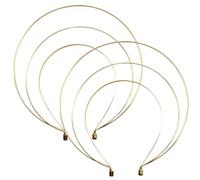 Bande de bande ange pour femmes 2pcs 3 couches Bandeau de cheveux Vintage Metal Headpiece Diy Bridal Celestial pour le mariage Cosplay Angel Halloween