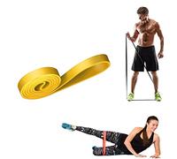 Bande de bande élastique de résistance pour fitness Crossfit entraînement pour hommes et femmes jaune 25 kg 55,1 lbs