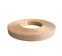Bande de bandes chant en bois | Multicolore 5m/10m for bureau, bibliothèque, armoire de bricolage : finition des bords du panneau(Red Oak,10m)