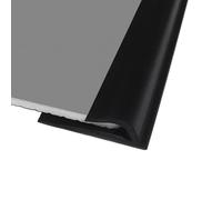 Bande De Bandes De Chant De Type P De 35 Mm, Bande De Bandes De Chant En Plastique PVC, Adaptée Aux Transitions De Seuil D'une Hauteur Inférieure À 6 Mm.(Black)