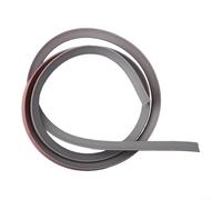 Bande de barrière d'eau en silicone pour douche, joint de barrage de salle de bain, pour séparation humide et sec, bande de rétention de seuil de douche sans courbes, auto-adhésive (gris, 200 cm)