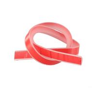 Bande de barrière d'eau en silicone pour douche, salle de bain, pour séparation humide et sèche, bande de rétention de seuil de douche sans courbes, auto-adhésive (transparent, 100 cm)