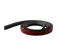 Bande de barrière d'eau en silicone pour une séparation efficace de l'eau sèche dans les installations de salle de bains modernes (noir, 200 cm)