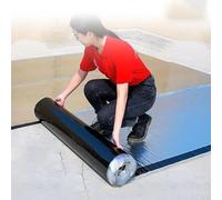 Bande de bitume de réparation de toit étanche avec feuille d'aluminium, couverture de toit autocollante pour ponçage, sous-couche de protection du toit en rouleau (100 x 400 cm