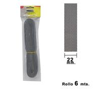 Bande de blind WOLFPACK gris 22 mm. Rouleau 6 mètres