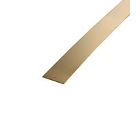 Bande de bord autocollante - 5 m - En acier inoxydable - Lignes décoratives plates - Autocollant mural - Bande de bord de plafond - Bande décorative autocollante (doré, 2 cm)