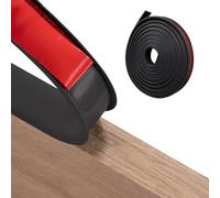 Bande de Bord de Meuble, 5m long Largeur Intérieure 22mm TPE Flexible Pliable, Bande D'encollage pour Placage, Bande D'assemblage D'angles, Pour Bureaux, Salles de Réunion, Salles de Séjour(Noir)