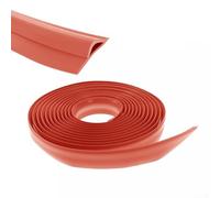 Bande de bord de moquette conçue pour les transitions de sol avec une épaisseur de tapis de 10 mm offrant des connexions de sol lisses et stables (marron, 6 m)