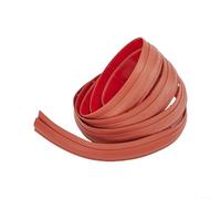 Bande de bord de moquette TPE 2 m pour une transition sans couture du sol, seuil de sol antidérapant pour moquette, carrelage ou stratifié, gris (2 m marron)
