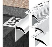 Bande De Bord D'égouttement Découpable, Déflecteur D'eau D'avant-toit | Facile à couper, bande de bord d'avant-toit en aluminium, large bande de garniture de moulage(14mm)