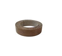 Bande de bord pré-collée en bois d'érable/bouleau/chêne/pin/noyer/cerise/frêne/acacia, bordure de bordure en bois de placage à repasser pour réparation de meubles (noyer noir, 3 cm x 15 m)
