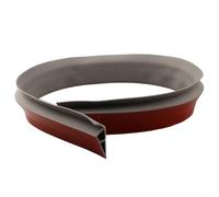 Bande de bordure de sol de 1 m, parfaites pour les bords de moquette et les transitions de pente, réduit les risques de trébuchement grâce à un design flexible (gris)