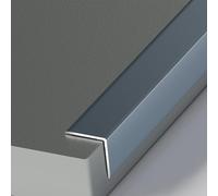 Bande de bordure en alliage d'aluminium, 3pcs 0,9 m soleil bande de bordure coin bande métallique bande de bordure carreaux bande de bordure angle droit (E,20MM*20MM*0.9M)