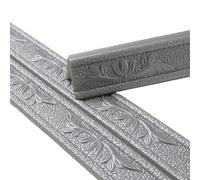 Bande de bordure murale en mousse Dado Rail | Protecteur d'angle de plinthe de garniture murale auto-adhésive douce(7)