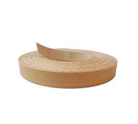 Bande de bordure pré-collée en bois d'érable/bouleau/chêne/pin/noyer/cerise/frêne/acacia, bordure de bordure en bois de placage à repasser pour réparation de meubles (hêtre, 3,8 cm x 8 m)