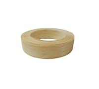 Bande de bordure pré-collée en bois d'érable/bouleau/chêne/pin/noyer/cerise/frêne/acacia, bordure de bordure en bois de placage à repasser pour réparation de meubles (pin, 7,6 cm x 8 m)