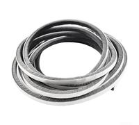 Bande de boudin de porte 5 m pour une étanchéité efficace des portes, réduit le bruit et le flux d'air (9 mm x 9 mm, gris)