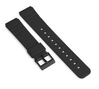 Bande de Bracelet de Montre de Remplacement pour Casio Mq24 Doux Noir Résine