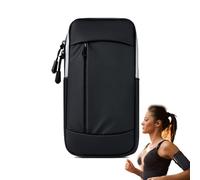 Bande de bras de sport pour téléphone - Bandes de bras imperméables pour la course | Support d'ordinateur portable pour fitness et jogging | Étui pour smartphone avec double fermeture, réglable et T