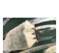 Bande de brosse auto-adhésive étanche au vent pour porte de maison, fenêtre, isolation phonique, joint large de 20 mm, bande brosse 30 x 20 mm