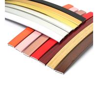 Bande de calfeutrage auto-adhésive, Bande de chant en U 5 m, bordure de placage autocollante en PVC, moulure de finition autocollante, bordure de miroir flexible(Matt Black,5mm)