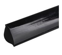 Bande de calfeutrage d'angle, ruban de calfeutrage adhésif flexible, garniture à peler et coller for coins d'évier, comptoirs de cuisine, salles de bains, plinthes - 15 mm par 5 m(Black)