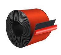 Bande de Caoutchouc Adhésive, Rouleau Caoutchouc,100mmx2mmx3m Solide Adhésif Feuille Rouleau Néoprène, Bricolage, Protection de Revêtement de Sol, Anti-vibration, Antidérapant