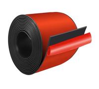 Bande de Caoutchouc Adhésive, Rouleau Caoutchouc,120mmx5mmx3m Solide Adhésif Feuille Rouleau Néoprène, Bricolage, Protection de Revêtement de Sol, Anti-vibration, Antidérapant