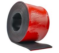 Bande de Caoutchouc Adhésive, Rouleau Caoutchouc,80mmx3mmx3m Solide Adhésif Feuille Rouleau Néoprène, Bricolage, Protection de Revêtement de Sol, Anti-vibration, Antidérapant