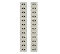 Bande de Caoutchouc Conductrice en Silicone 2 Pièces 12 Touches