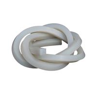 Bande de caoutchouc mousse Joint d'étanchéité carré en caoutchouc souple, cordon blanc de 1 mètre, for équipement mécanique(4x4mm)