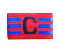 Bande de capitaine fluorescente en nylon qui améliore la cohésion de l'équipe pendant les matchs (rouge)