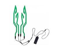 Bande de casque LED - Lumière nocturne pour moto, accessoire de signal à 3 modes, dispositif de sécurité pour vélo, amélioration de la visibilité de conduite, autocollant pour casque de moto